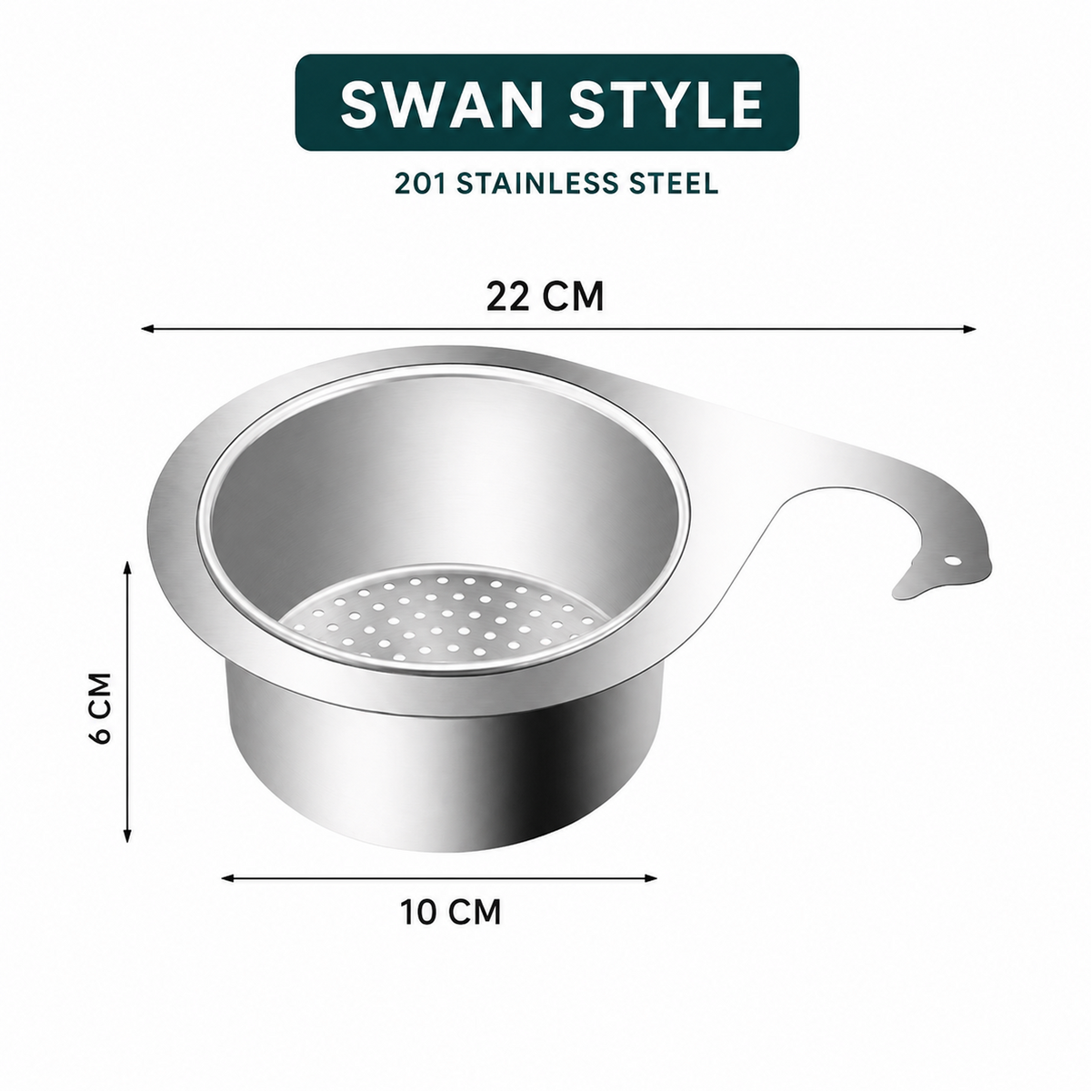 Hanging Sink Drain Basket 💧 Catch Scraps & Drain Water Fast