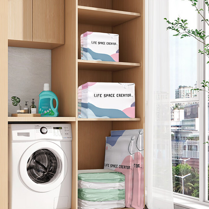 🧳💨 No‑Pump Vacuum Storage Bags